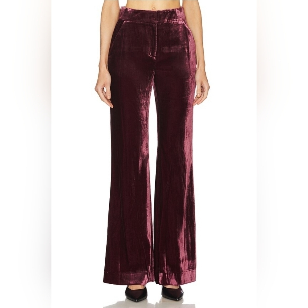 Veronica Beard Lebone Pant in Wine Size 2